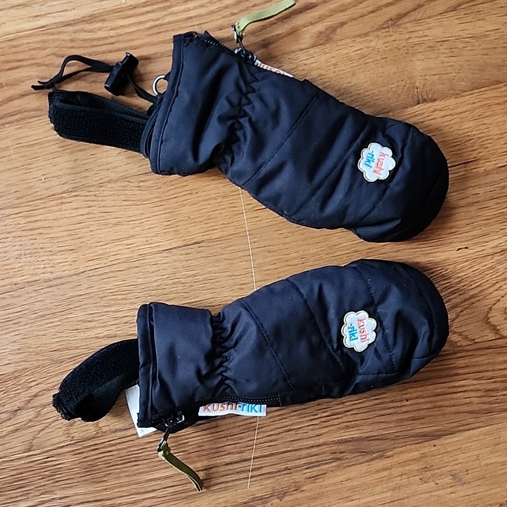 Kids Kushi-riki Waterproof Gloves black XXS